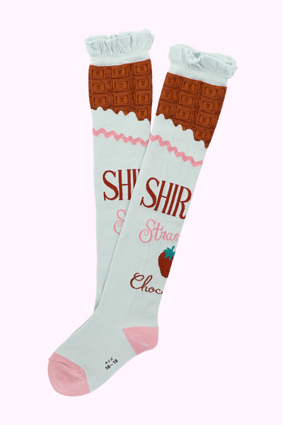 シャーリーチョコレートニーハイソックス（14cm）