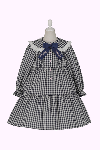 ギンガムハートボタンワンピース（Toddler）