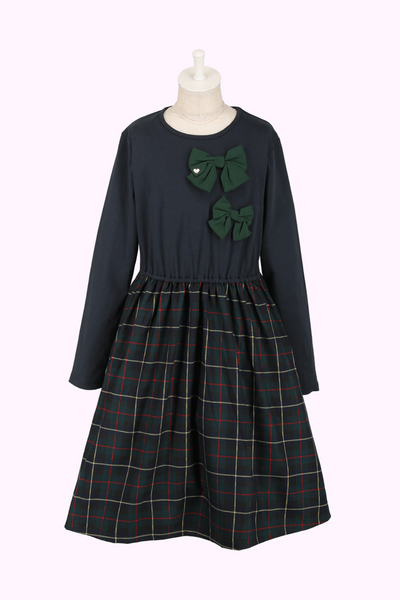 ドッキングリボンチェックワンピース（Toddler）