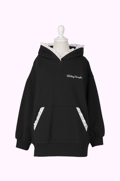 レース付きフードロングトレーナー（Toddler）