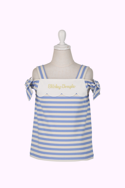 ボーダーオフショルTシャツ(Toddler)