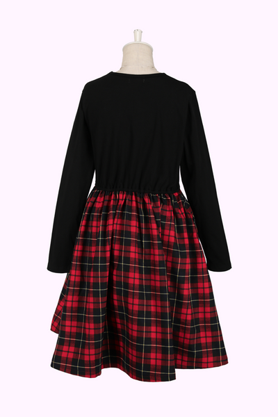 ドッキングリボンチェックワンピース（Sister）