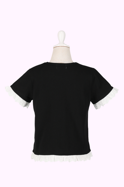 ハートロゴレース付きTシャツ(Toddler)