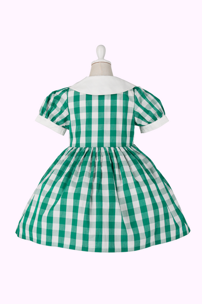 ブロックチェックチェリーワンピース（Toddler）
