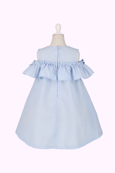 オフショルギンガムワンピース(Toddler)