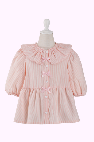 ストライプリボン2WAYブラウス（Toddler）
