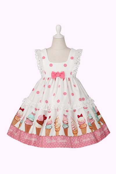 アイスクリームショッププリントジャンパースカート（Toddler）