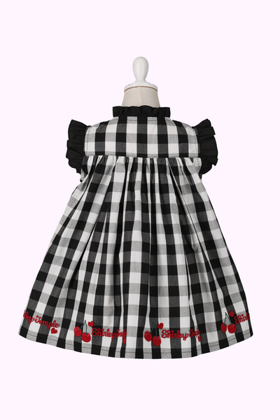ブロックチェックチェリーチュニック（Baby）