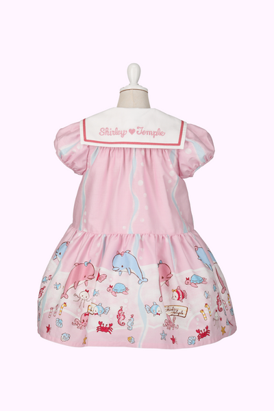 マリンフレンズプリントセーラーワンピース（Baby）