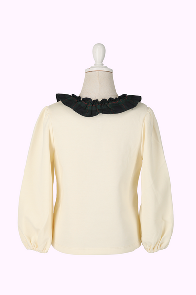 タータンロゴハートアップリケカットソー（Baby）