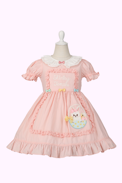 イースターアップリケエプロン風ワンピース(Toddler)