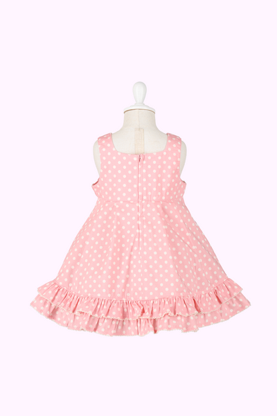 いちごドットジャンパースカート(Toddler)