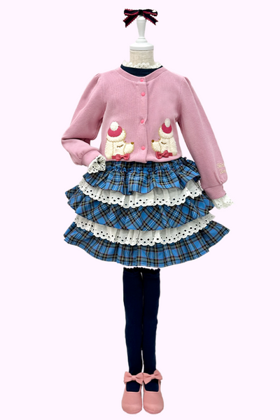 タータンチェックフリルスカート(Toddler)