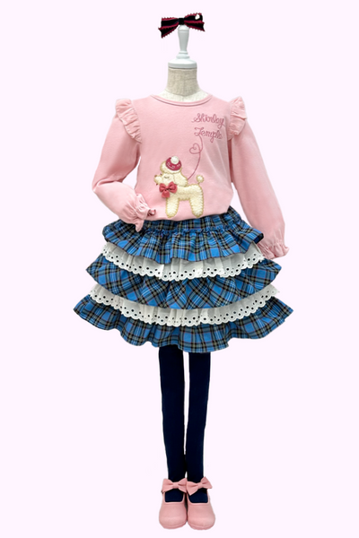 タータンチェックフリルスカート(Toddler)