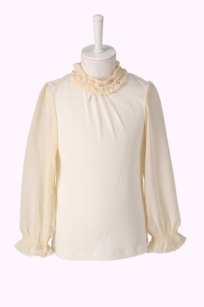 ドットフリルカットソープルオーバー(Sister・150cm)