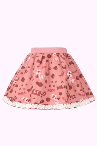 チョコ＆バニープリントスカート（Toddler）