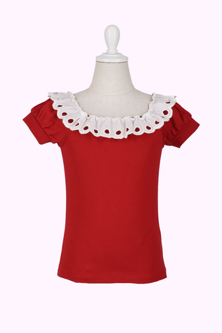 レース付きパフTシャツ(Toddler)
