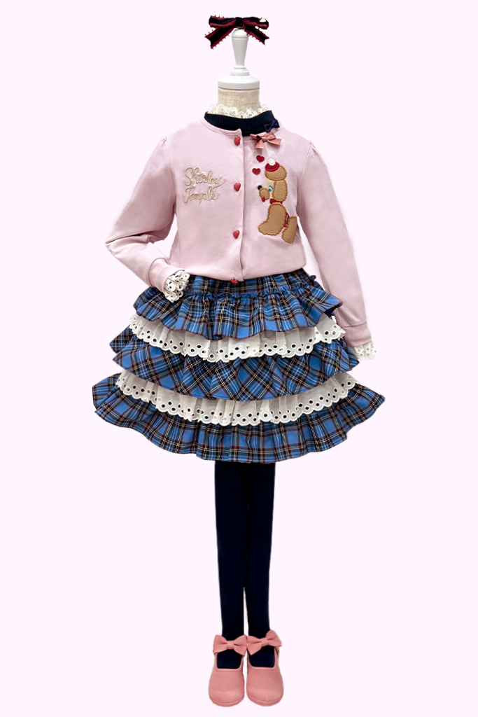 プードルカットソーカーディガン(Toddler) – Shirley Temple