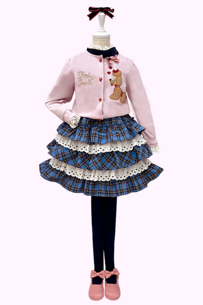 タータンチェックフリルスカート(Toddler)