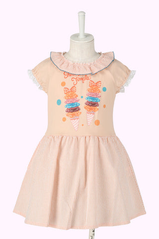 アイスクリームプリントカットソーワンピース（Toddler）