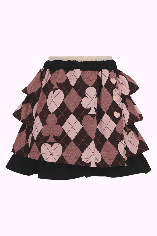 トランプアーガイルキュロットスカート（Toddler・110cm）